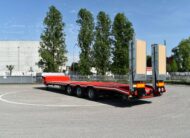 SemirimorchioBertoja carrelloneribassatopianalatoconrampe idrauliche