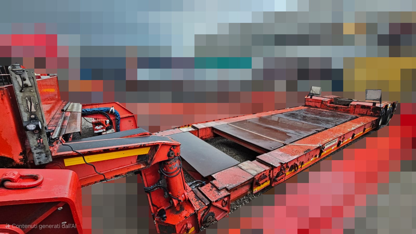 SemirimorchioFaymonvillevascadoppiosfilotelescopicoconsterzaturaidraulica