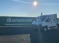 Fiat Ducato doppia cabina bianco 7 posti con cassone fisso e sponde alluminio