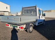 Fiat Ducato doppia cabina bianco 7 posti con cassone fisso e sponde alluminio