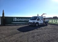 Fiat Ducato 7 posti con cassone e gru Fassi F26 usato 2018