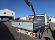 Fiat Ducato 7 posti con cassone e gru Fassi F26 usato 2018