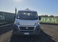 Fiat Ducato 7 posti con cassone e gru Fassi F26 usato 2018