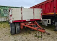 Rimorchio Cardi 2 assi con sponde in alluminio e freni a disco