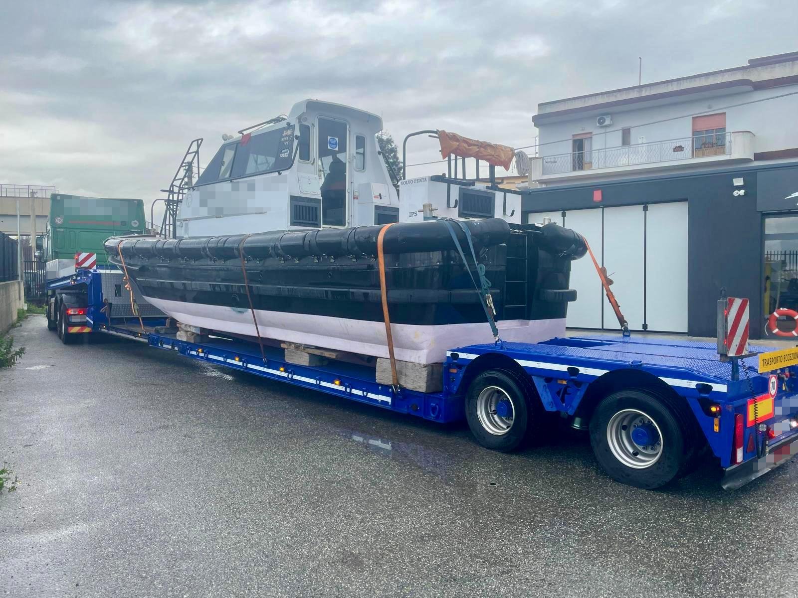 Faymonville semirimorchio culla telescopico doppio sfilo trasporto eccezionale