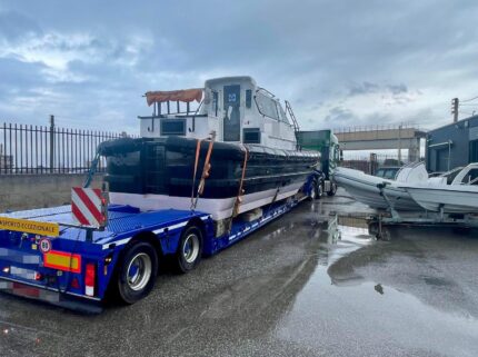 Faymonville semirimorchio culla telescopico doppio sfilo trasporto eccezionale