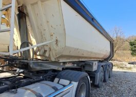 Zorzi semirimorchio vasca ribaltabile in ferro 10 gomme usato