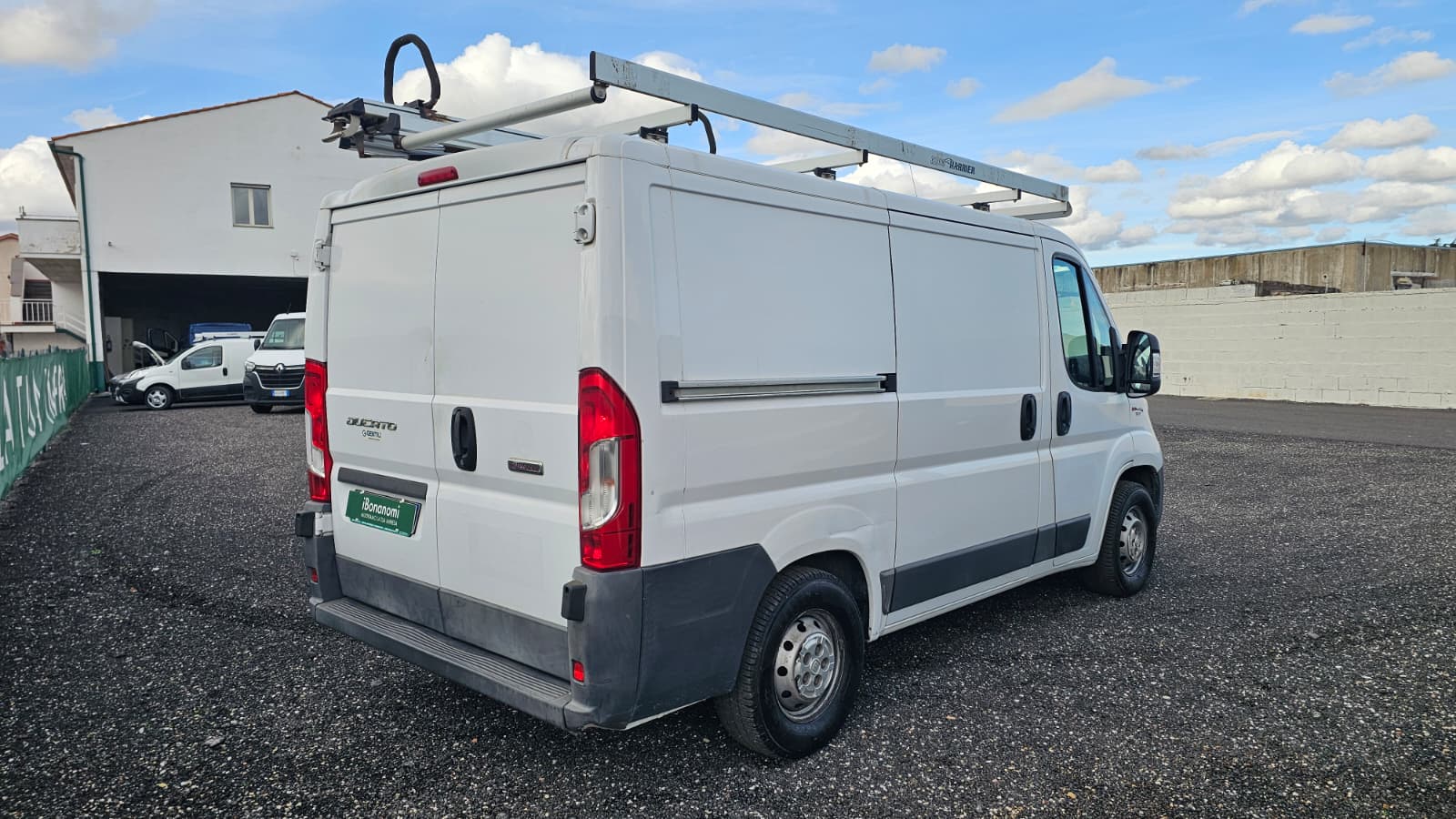 Fiat Ducato officina mobile omologato con portapacchi in alluminio