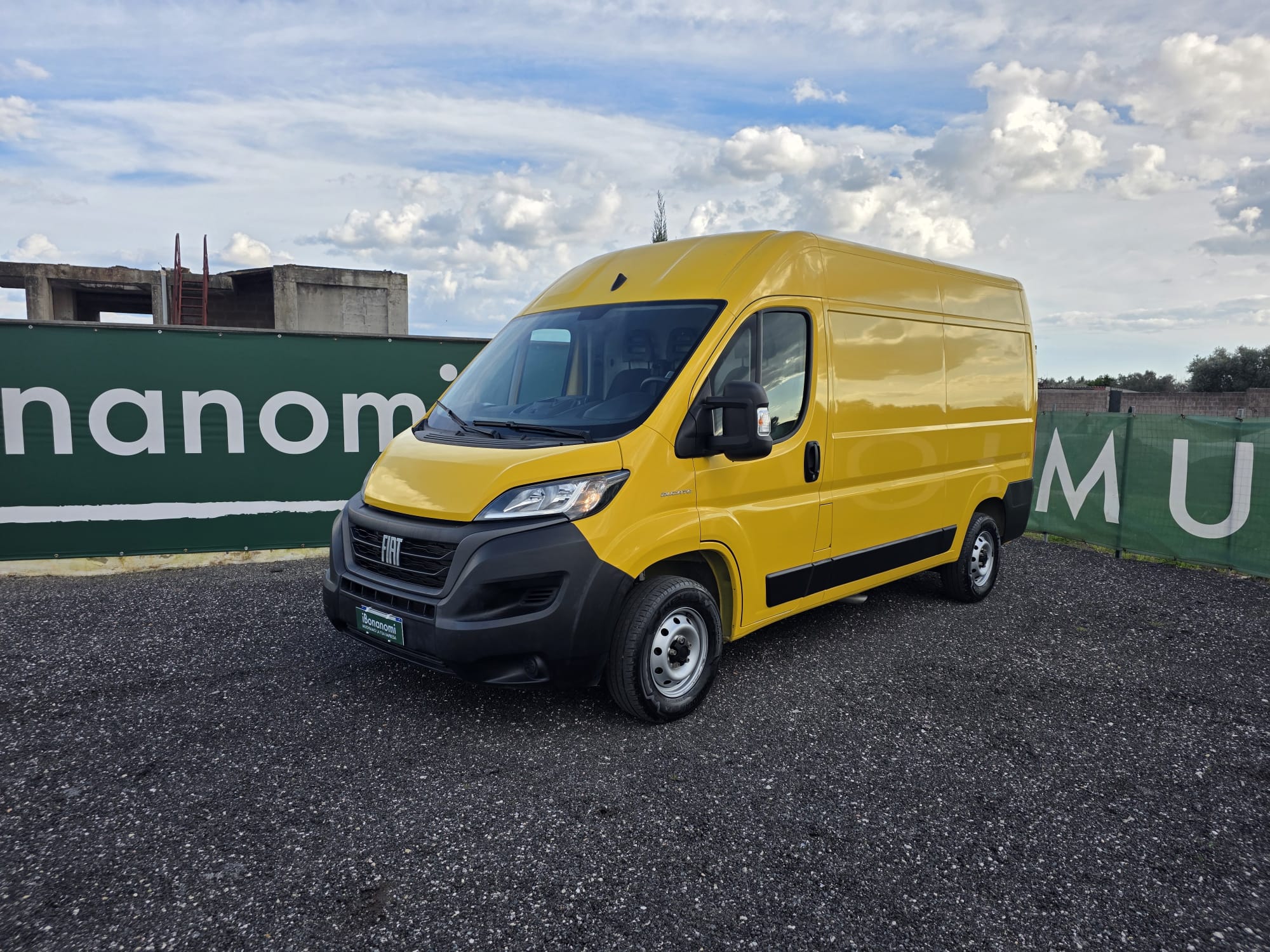 Fiat Ducato L2H2 usato giallo furgone tetto alto 2022