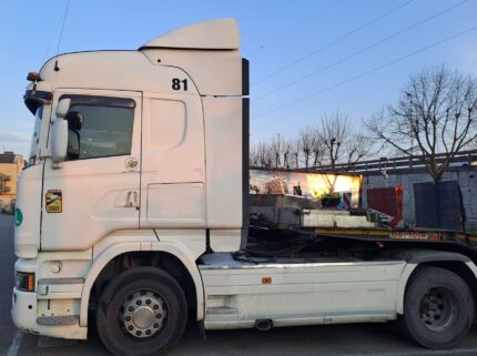 Trattore Scania 490CV Euro 6 usato cabina letto bianco