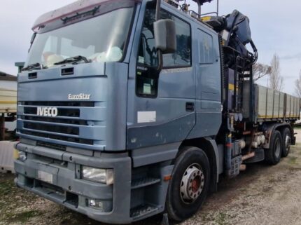 Iveco Eurostar 240E47 con gru EFFER 22 mt